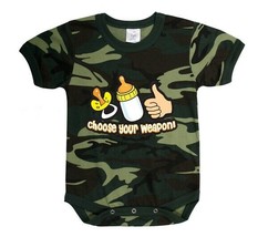 2T Toddler Infant One Piece CHOOSE YOUR WEAPON Camo Camoflauge Rothco 67097 - £9.43 GBP