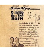 Soldier In The Rain Film Advertisement 1963 NYC Jackie Gleason McQueen D... - $54.84 CAD