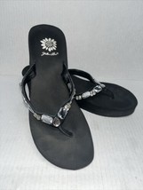 Yellow Box Fionola Black Flatform Sandal Shoe Size 9 - $23.76