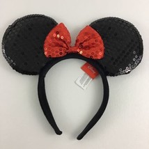 Disney Theme Park Collectible Souvenir Minnie Mouse Ears Headband Sequin... - $29.65