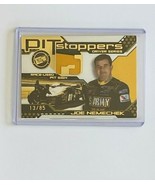 Joe Nemechek 01 &quot;Press Pass&quot; Pit Stoppers Race Used Pit sign card 2005 P... - €7,64 EUR