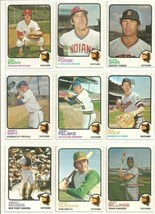 Vintage Lot of 9 Topps Baseball Cards American League Catchers - 1973 - £21.53 GBP