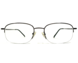 Technolite Eyeglasses Frames TL 518 GM Gunmetal Rectangular Half Rim 54-... - £26.05 GBP