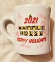 2021 Waffle House Exclusive LE Happy Holidays Coffee Mug (Wilson the Waffle) - £15.33 GBP