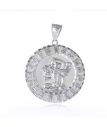 Sterling Silver Diamond Cut Ancient Aztec Mayan Sun Deity Pendant (3 sizes) - $26.99+