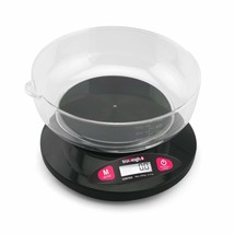 Digital Kitchen Scale With Bowl - Food Scale With Bowl -, 5000G X 1G - Black - £26.32 GBP