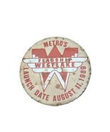 VINTAGE 1989 SEATTLE BUTTON/PIN SEATTLE METRO FLAGSHIP WESTLAKE METRO AU... - $14.00