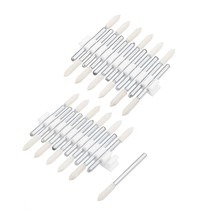 uxcell 24Pcs 3mm Wool Felt Mounting Point Tapered Polishing Drill Burrs Buffing  - £15.17 GBP