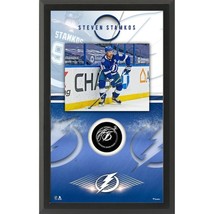 STEVEN STAMKOS Autographed Tampa Bay Lightning Official Puck Shadowbox F... - £265.96 GBP