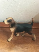 Vintage Japan Marked Porcelain Beagle Puppy Dog Figurine w Chain ID Coll... - £15.23 GBP