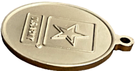 Department Of The U.S. Army Keychain Medallion Recruitment Pendant Silver Tone image 5