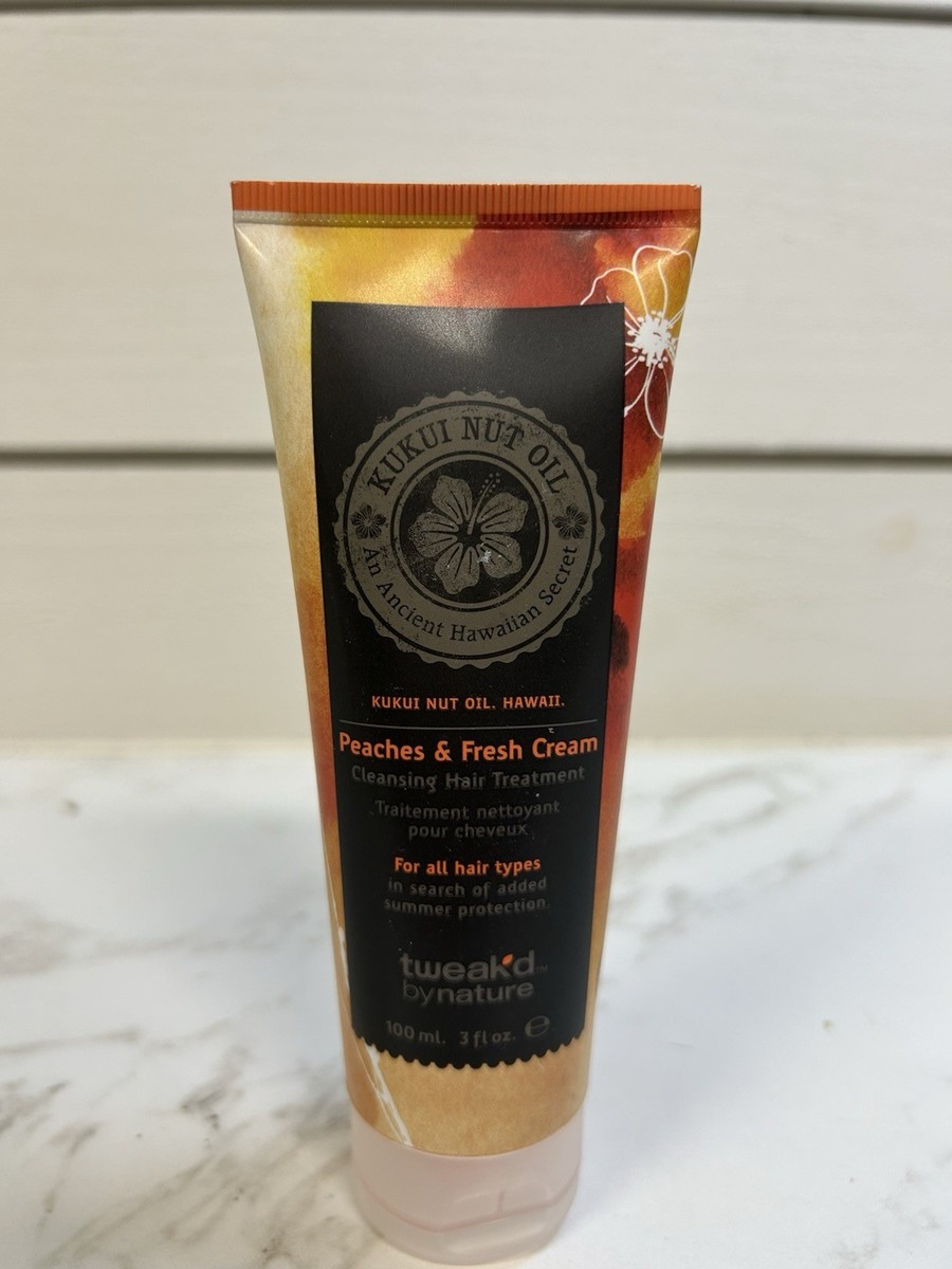Tweak&#39;d by Nature Peaches &amp; Fresh Cream Cleansing Hair Treatment (3 fl o... - $7.87