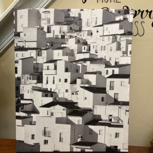 Carina Okula Print Black & White Cliff side Dwellings IKEA Pjatteryd - $44.55