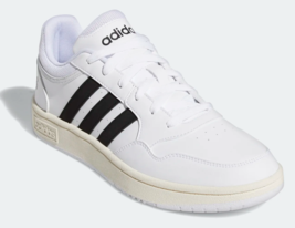 Adidas Men&#39;s White Hoops 3.0 Low Classic Vintage Basketball Sneakers, GY5434 - £50.45 GBP