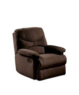Comfortable Recliner Chair in Chocolate Brown Microfiber Upholstery - $905.55 CAD