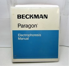 Beckman Paragon Electrophoresis Manual 1990 Edition 015-556569-G - $569.26 MXN