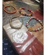 faux pearl necklace vintage - $524.58 MXN