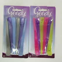 Goody Hair Sectioning Clips 6 pc #76007 4.75&quot; Long - £7.96 GBP