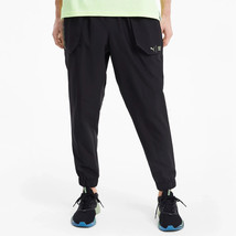 Puma Men&#39;s Train First Mile Xtreme Woven Training Pants in Black-Large - £39.30 GBP