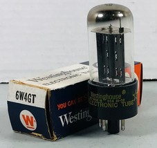 6W4GT Westinghouse Electronic Vacuum Tube - Made in USA NOS Tested Good - £5.37 GBP