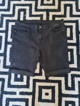 George Black Denim Bum Shorts For Women Size Size 20uk Express Shipping - $18.00