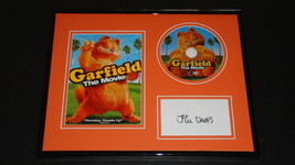 Jim Davis Signed Framed 11x14 Garfield the Movie DVD &amp; Photo Display - £99.15 GBP