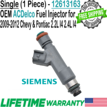 Genuine ACDelco Single Fuel Injector for 2009, 2010, 2011 Chevrolet HHR 2.4L I4 - $39.59