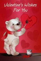 Valentines Wishes For You - Juvenile Valentines Greeting Card - 22375 - €1,19 EUR Valentines Wishes For You - Juvenile Valentines Greeting Card - 22375 - €1,19 EUR