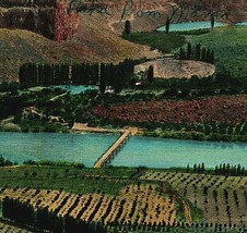 Perrine Ranch Blue Lakes Snake River Idaho 1916 Wesley Postcard 3589 - £3.05 GBP