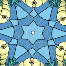 Kaleidoscope Background 20a-Digital ClipArt-Art Clip-Gift Tag-Tshirt--No... - $1.25
