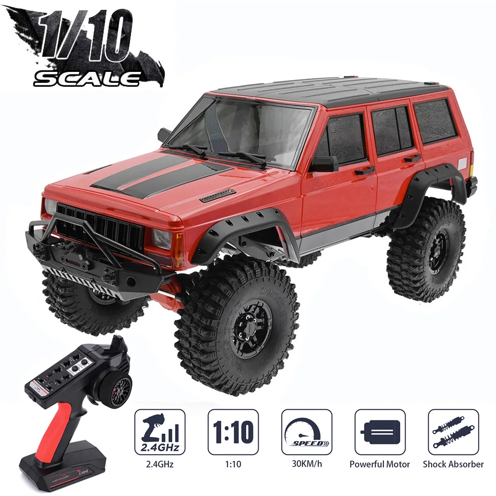 Rc Crawler 1/10 Austarhobby Cherokee Remote Control Car 2.4G Rtr Kids Toys 4x4 - $568.42