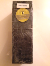 Black Handmade Soap Loaf 9 Precut Square Bars - £14.64 GBP