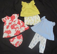 Baby Girl Carter&#39;s lot of 6 (3 outfits) size 6mos - $7.99