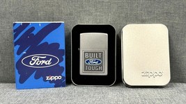 Rare 2008 Ford Tough Satin Chrome Zippo Lighter - $56.95