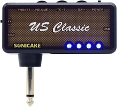SONICAKE Guitar Headphone Amp Mini Guitar Headphone Amplifier US Classic - $44.99