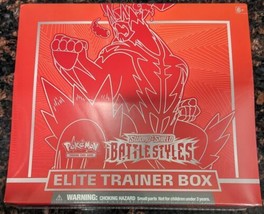NEW Pokemon TCG Battle Styles ETB Elite Trainer Box RED Factory Sealed - £35.14 GBP