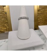 14k Solid White Gold Square Natural Diamond Channel Set Band Ring 0.30ctw - $686.75 CAD