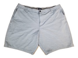 George Men&#39;s Casual Flat Front Stretch Shorts Size 46 XXL Gray 4&quot; Inseam... - $10.88