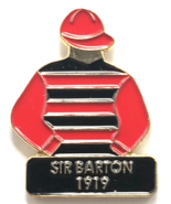 1919 Kentucky Derby Winner Sir Burton Jockey Silks Pin Horse Racing Memo... - €12,87 EUR 1919 Kentucky Derby Winner Sir Burton Jockey Silks Pin Horse Racing Memo... - €12,87 EUR