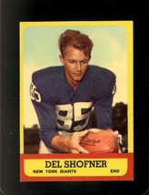 1963 Topps #50 Del Shofner Exmt Sp Ny Giants *X62661 - £20.52 GBP