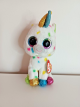 TY Beanie Boos &#39;Harmonie&#39; Unicorn Stuffed Animal Plush 6&quot;  Used with Tag - £4.03 GBP