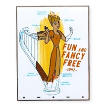 Fun and Fancy Free Disney Pin: Ink and Paint Golden Harp - $16.90