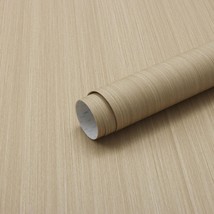 Heroad Light Oak Wood Contact Paper 15&quot;X78&quot; Thickness Waterproof Modern Wood - £30.61 GBP
