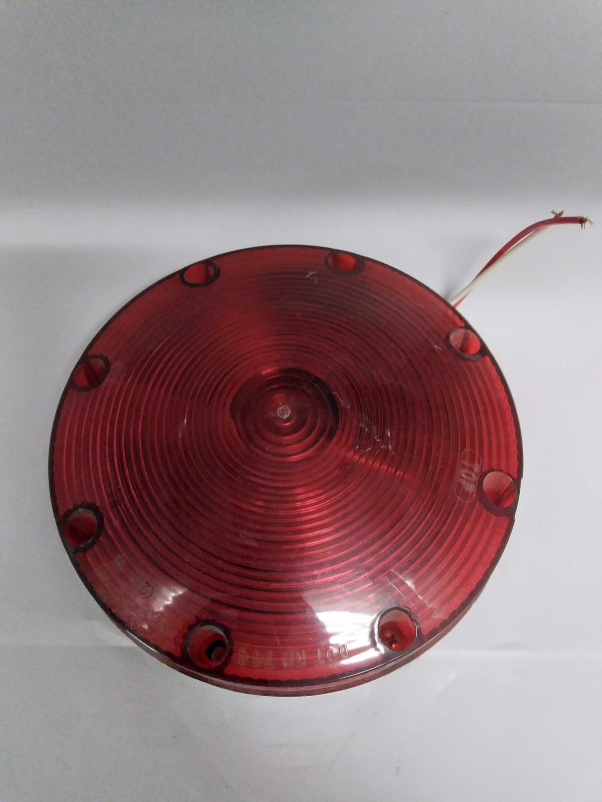 Kelley 710-783 Red Signal Light w/Housing and Bulb 7&quot; Dia  - $31.55