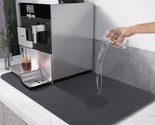 Hide Stain Rubber ,Coffee Maker Mat For Countertops, Absorbent Coffee Ba... - $28.49