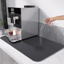 Hide Stain Rubber ,Coffee Maker Mat For Countertops, Absorbent Coffee Ba... - £23.76 GBP