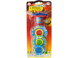 Case of 12 - 3 Layer Bouncing Top Spinner Toy - £65.16 GBP