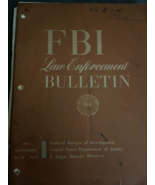 FBI Law Enforcement Bulletin September 1964 J Edgar Hoover Henry Ford Ne... - £36.30 GBP