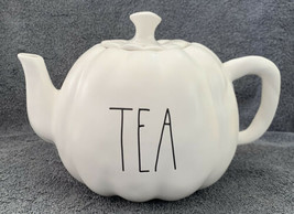 Rae Dunn Thanksgiving Fall By Magenta TEA LL Pumpkin Shaped Ceramic Teapot - £26.37 GBP