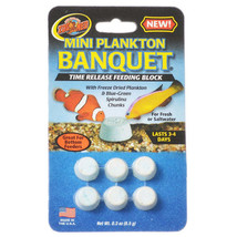 Zoo Med Mini Plankton Banquet Time Release Feeding Block for Aquarium Fish - £2.28 GBP+